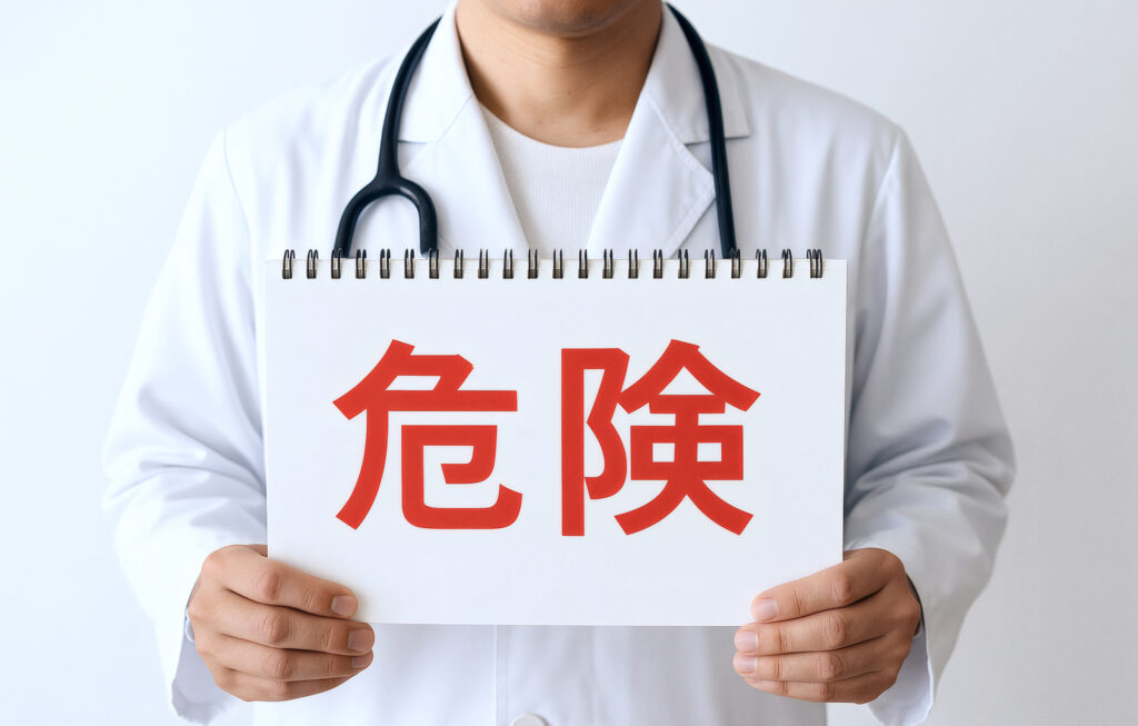 危険につき注意喚起
